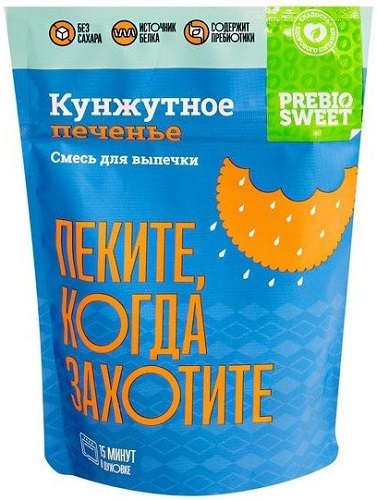 Prebiosweet Смесь для выпечки Кунжутное печенье 250г