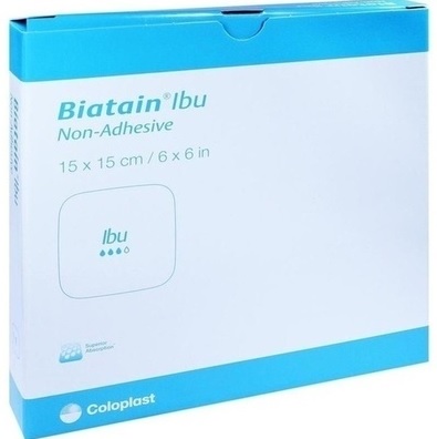 Повязка ранозаживляющая Biatain 15*15см Неадгезивная Абсорбирующая COLOPLAST