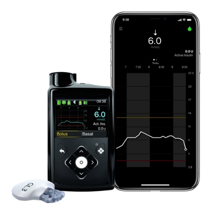 Medtronic KIT MMT-1859WW MM720G BLE SF MMOL Инсулиновая помпа ( Под Заказ )