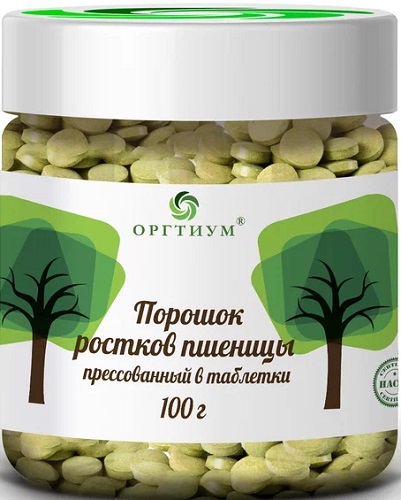 Оргтиум Проростки Пшеницы порошок 100г