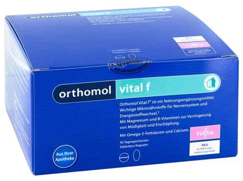Ортомол Витал Ф Orthomol vital f таб,капс №30 доз &