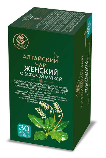Алтайский чай Женский с Боровой маткой 2г №30пак  Магия Трав
