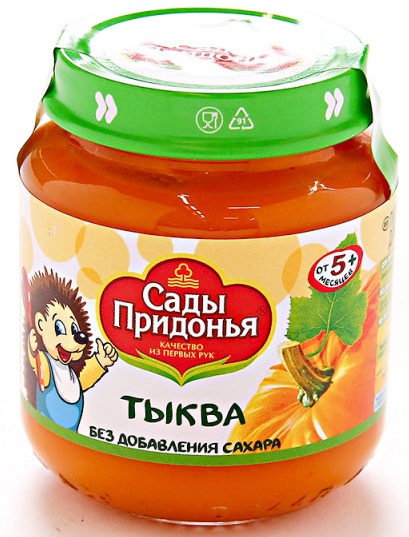 Сады Придонья Пюре Тыква 80г с 4 мес. стекло