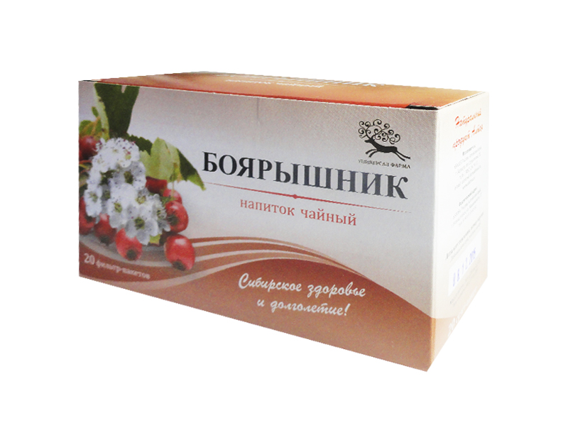 Алтайский Напиток чайный Боярышник  №20пак.