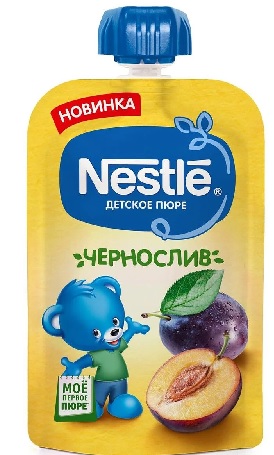 Нестле Пюре Чернослив 90г с 6 мес. пауч