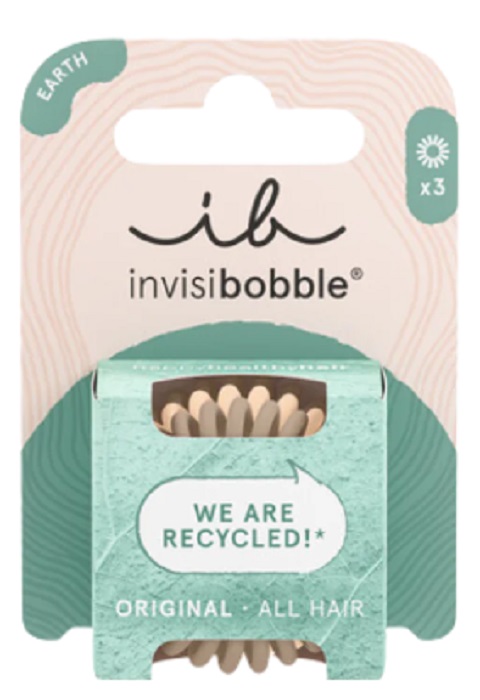 INVISIBOBBLE Резинка браслет для волос Original Earth Respiraled 3шт в картоне