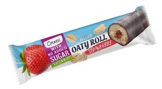 Овсяный батончик Cornexi Oaty Roll с Черничной начинкой и какао пудрой 30г