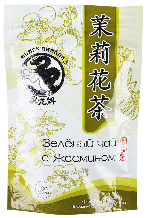 Black Dragon Чай зеленый с цветами жасмина 100г