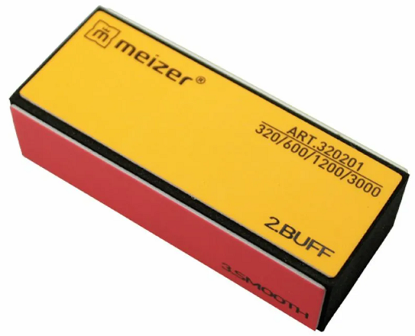 Meizer Брусок для ногтей полировачный 320/600/1200/3000 арт.320201