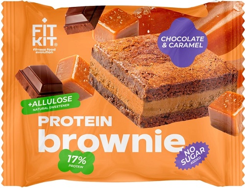 Fit Kit Десерт Брауни Шоколад-Карамель 50г