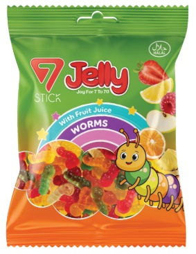Мармелад Жевательный Jelly Stick Worms 80 гр