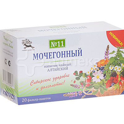 Алтайский Напиток чайный №11 Мочегонный 1,5 №20пак