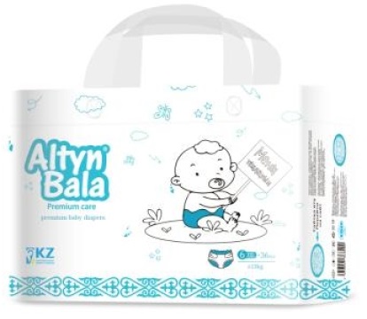 Подгузники для детей Altyn Bala XXL №6 (15+кг) 36 шт Алтын бала