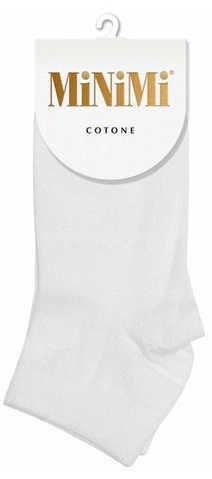 Носки женские MINIMI Cotone 1201 укороченные Bianco 35/38