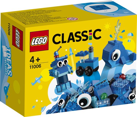 LEGO Конструктор 4+ арт.11006 Синий набор для конструирования
