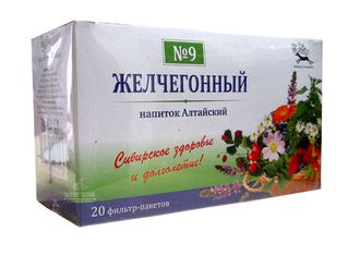 Алтайский Напиток чайный №9 Желчегонный 1,5 г №20 пак