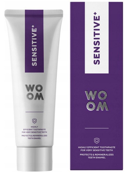 Зубная паста WOOM Sensitive+ для чувствительных зубов 75мл