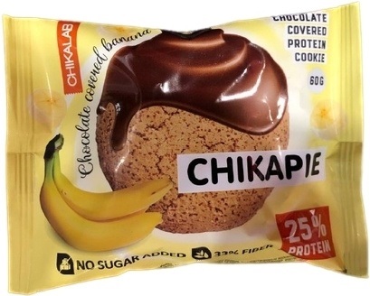 CHIKALAB Печенье глазированное с нач. Банан в шоколаде 60г.