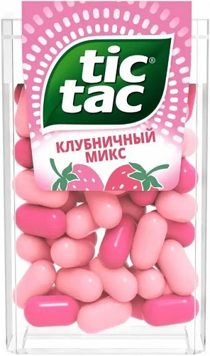 Тик Так Драже Клубничный Микс 16г