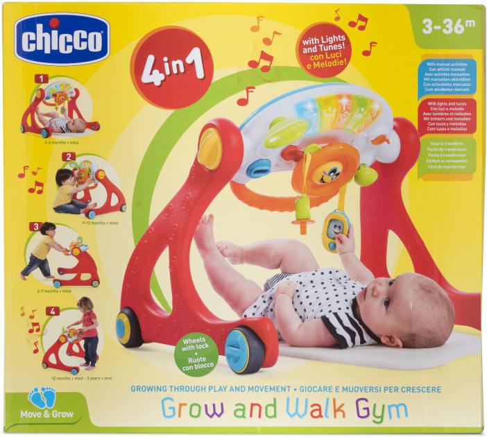 Игрушка CHICCO Развивающий игровой центр 4 в1 Gym 3м+