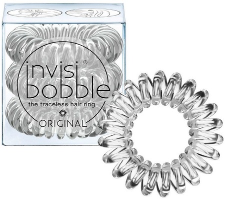 INVISIBOBBLE Резинка браслет для волос Original Crystal clear 3шт