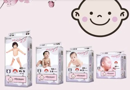Подгузники для детей YOKOBABY baby diaper L4 (9-13 кг) 54шт