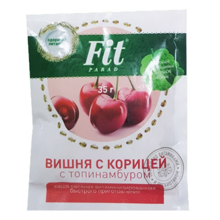 Fit Parad Каша овсяная вишня с корицей  с топинамбуром 35,0
