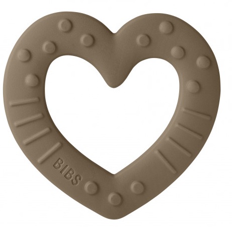 Прорезыватель Bibs Baby Bitie Heart Dark Oak арт.3100243