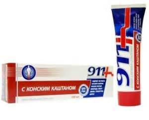 911 Конский каштан гель бальзам для ног 100 мл #&