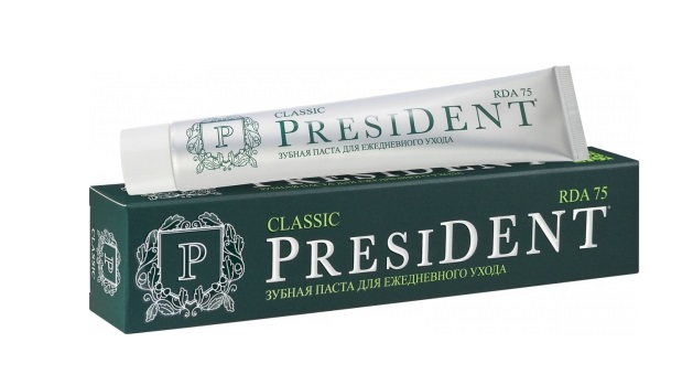 Зубная паста PRESIDENT Classic Для ежедневного ухода 50мл