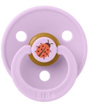 Пустышка латексная 6м+ Bibs Colour Ladybug Violet Sky 0+ арт.10025291
