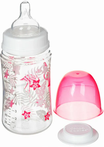 Бутылочка пластиковая CANPOL BABIES PP антиколиковая 240 мл 3м+ арт.35/227 коралл