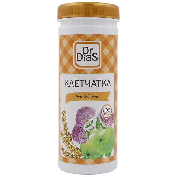 Dr Dias Клетчатка легкий вес 170 гр