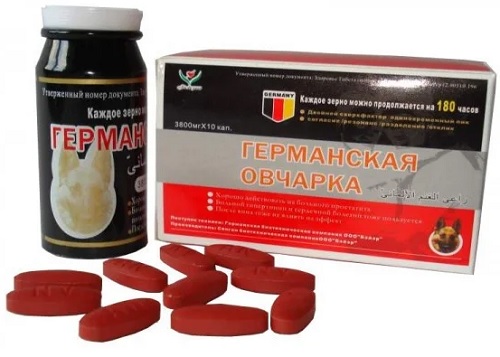 Афродизиак Германская овчарка 10 таблеток для Мужчин БАД