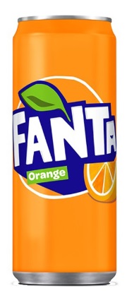 Fanta Апельсин 0,45 л Напиток безалкогольный газированный ж/б