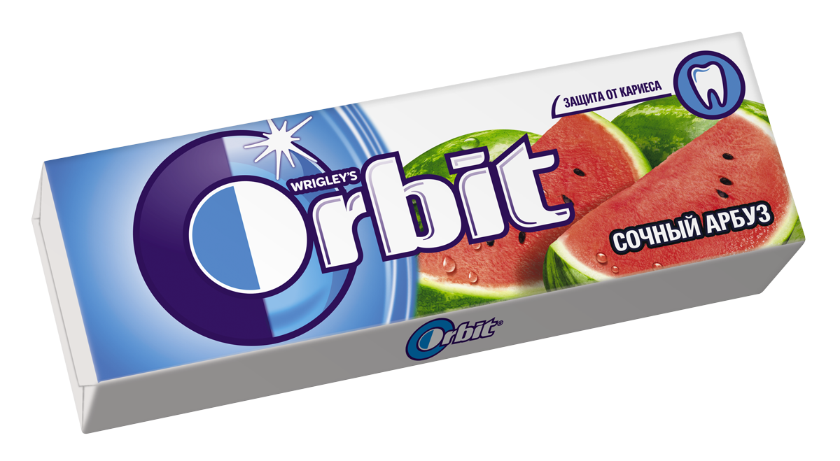 Orbit Сочный Арбуз №10 Жев. резинка без сахара