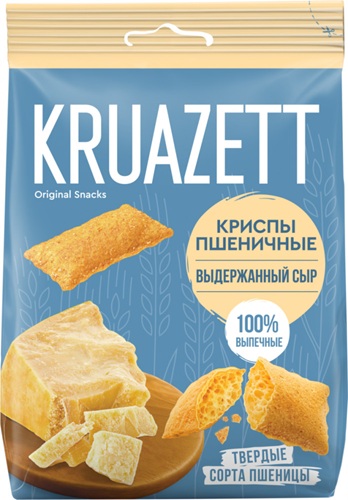 Круазетт Криспы Пшеничные Выдержанный сыр 70г.