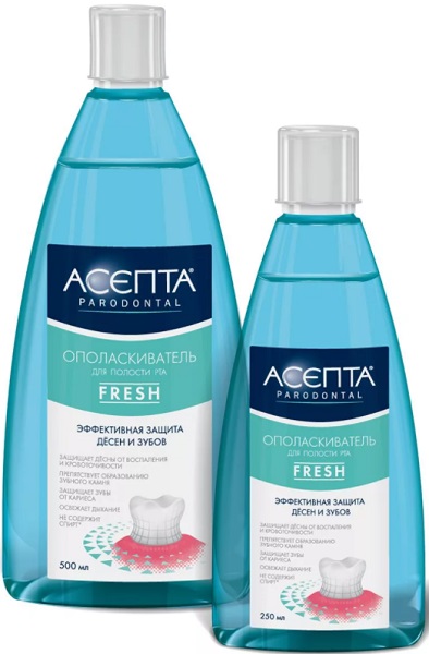 Ополаскиватель для полости рта АСЕПТА Fresh 250 мл