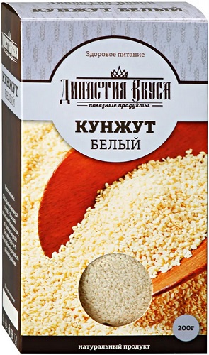Династия вкуса Семена Кунжута светлого 200г