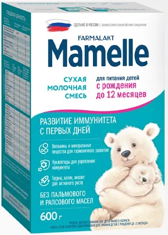 Mamelle Farmalakt 0-12 Смесь сухая молочная адаптированная 600г