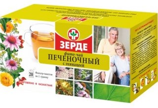 Зерде Печеночный с эхинацеей фито-чай 1,0 № 20пак