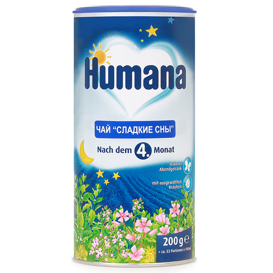 Хумана Чай Сладкие сны 200г с 4мес