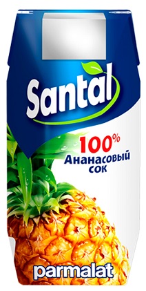Santal Сок Ананас 200мл т/пак