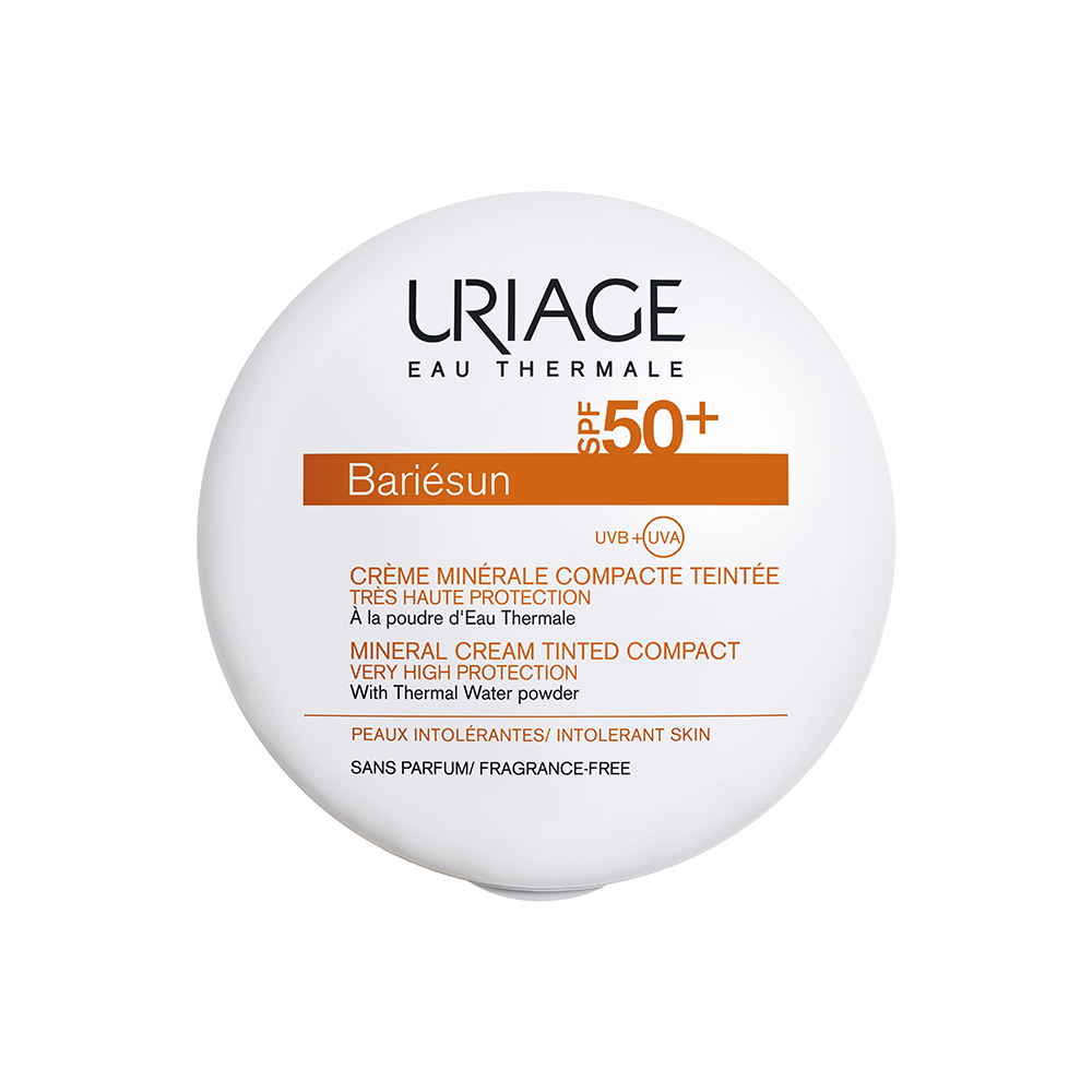 Uriage BARIESUN SPF 50+ Минеральная компактная крем-пудра 10 гр натуральный тон