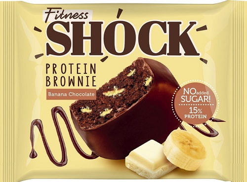 FitnessShocks Брауни Банановый 50гр