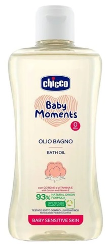 CHICCO Масло для купания для чувствительной кожи Baby moments 200 мл