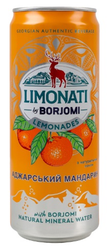 Напиток газированный Borjomi Limonati Мандарин 0.33 л Боржоми