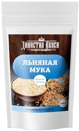Династия вкуса Мука Льняная 500г