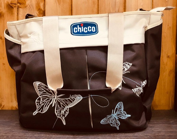 Сумка для мамы CHICCO Бабочки Коричневый