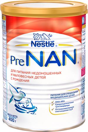 NAN Pre НАН Пре 400г Смесь молочная для недоношенных детей